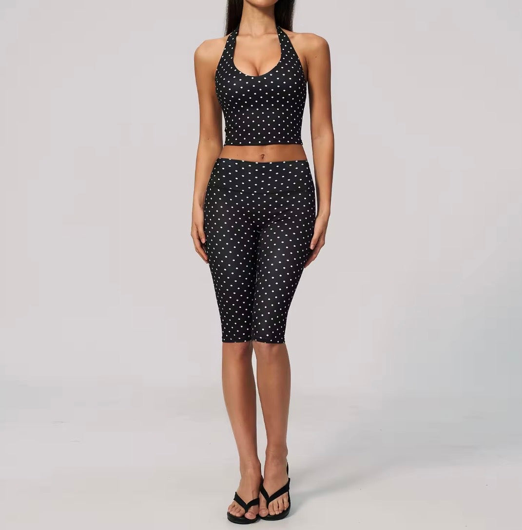 Ensemble - Débardeur PushUp / Capri • Grenat